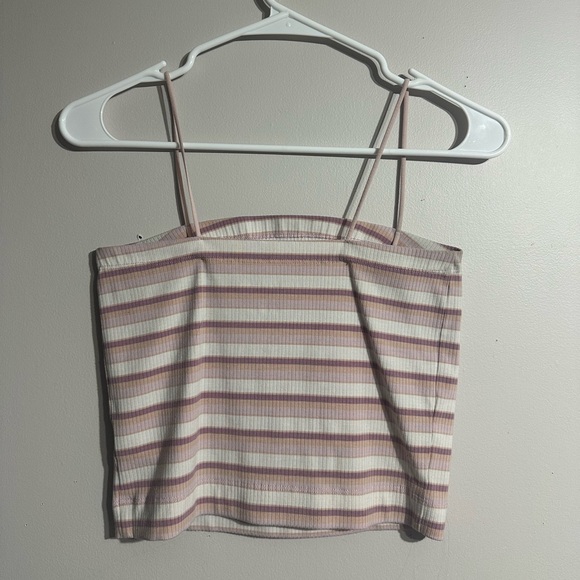 American Eagle Spaghetti Strap Tank Top Cropped - Picture 3 of 3